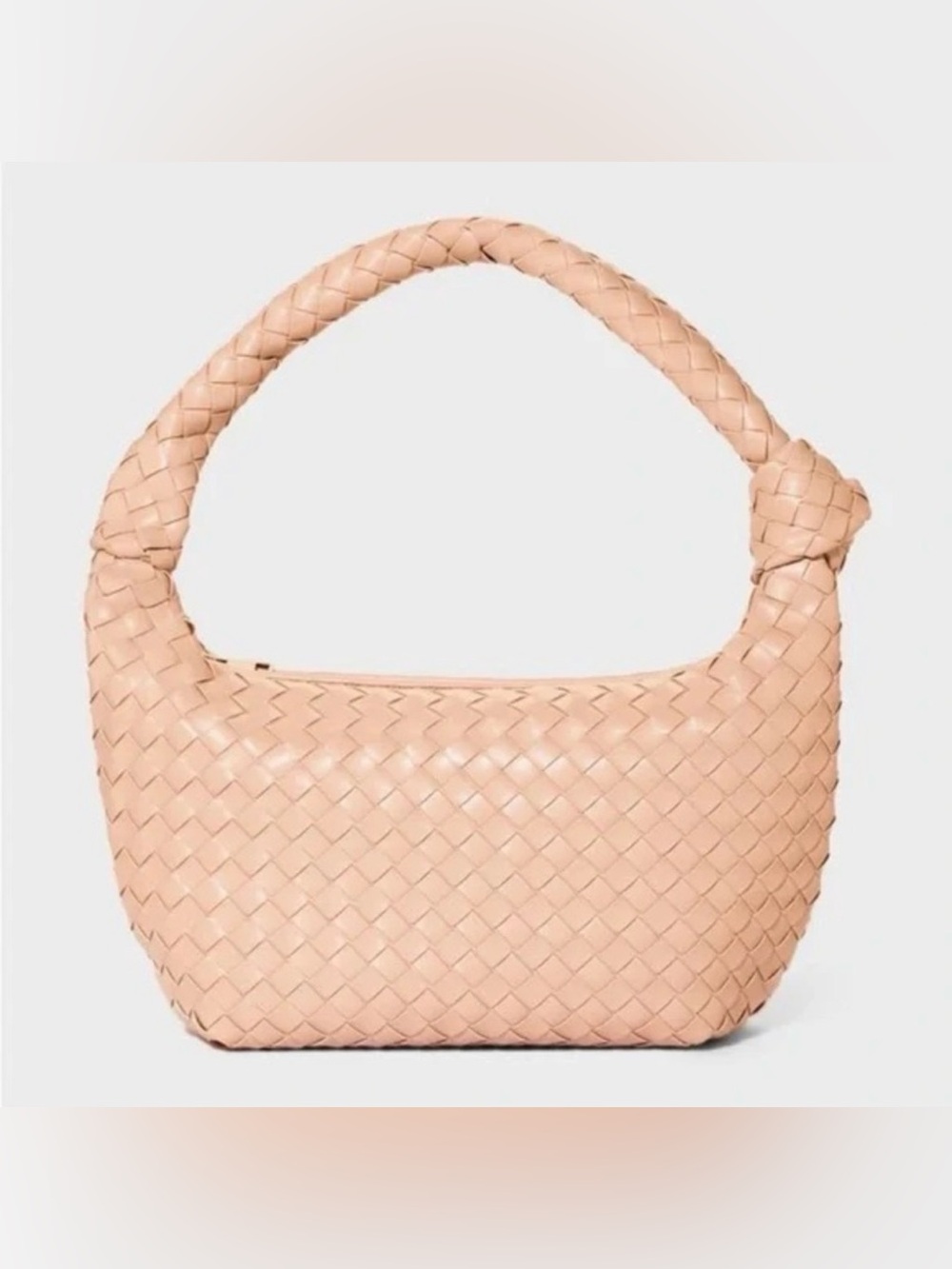 A New Day Woven Slouchy Shoulder Handbag NWT One Size in Beige